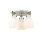 Innovations Lighting 410-3F-11-20 Newton Bell Flush White. Fixed Price $359.04.