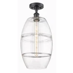 Innovations Vaz 1LT 10" Semi-flush, Black/clear 516-1C-BK-G557-10CL. Fixed Price $313.28.