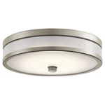 Kichler Pira Flush Mount Led, Nickel - 11302NILED. Fixed Price $164.97.