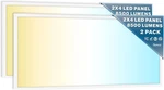 Sunco 2X4 Led Flat Panel Light, 7700 Lm, Dimmable, Pack, Selectable Watts &. Fixed Price $166.99.