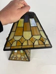 Kichler 65172 Tiffany Style Stained Glass Mini Pendant Shade Pair Heavy Art Deco. Fixed Price $110.00.