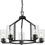 Progress Lighting P400316 Goodwin 5 24"W Chandelier - Black. Fixed Price $263.99.