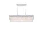 Elegant Lighting 1070G53 Harlow 9 53"W Linear Chandelier - Chrome. Fixed Price $1100.00.