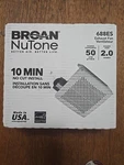 Broan-nutone Bath Exhaust Fan, 50 Cfm, Energy Star New Never Opened. Fixed Price $25.00.