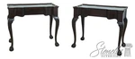 L49155: Pair Fine Quality Newport Mahogany Tea Tables. Fixed Price $3495.00.