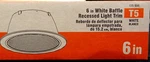 6" Commercial Electric Recessed Light Trim T5 White "pack Of 2" Or. Fixed Price $56.90.