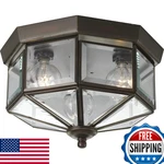 Progress Lighting 3-LIGHT Beveled Glass 9-3/4 Close-to-ceiling Indoor P5788-20. Fixed Price $79.79.