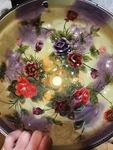Painted Dale Tiffany Chandelier. Fixed Price $250.00.