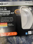 Commercial Electric Recessed Kit 6" Led Color Changing 75W Replacement White. Fixed Price $12.99.