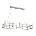 Kichler 52492 Rosalind 12 Light 49"W Crystal Candle Style - Nickel. Fixed Price $1851.99.