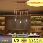 Farmhouse Wood Chandelier Kitchen Island Pendant Light Fixture Ceiling Hot. Fixed Price $66.11.