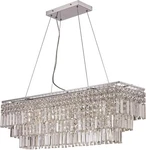 Trans Globe Lighting JK-2 Embassy 5 34 Wide Crystal Linear Chandelier. Fixed Price $568.10.