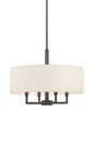 Livex Lighting 42604 Bronze Meridian 4-LIGHT 18"W Drum Chandelier. Fixed Price $399.96.