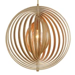 Eurofase Lighting 31873 Abruzzo 19"W Pendant - Wood. Fixed Price $264.00.