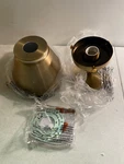 Progress Lighting P350199-163 Hinton Brass One Flush Mount, Transitional. Fixed Price $44.54.