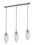 Z-lite 3000-3B Persis Light 46"W Linear Pendant Silver. Fixed Price $182.36.