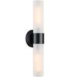 Daycent Modern Black Bathroom Vanity Lights Farmhouse 2-LIGHT Frosted Glass W.... Fixed Price $116.00.