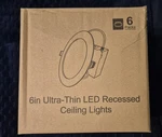 Beslowe 6 Packs Inch 5CCT Led Recessed Ceiling Lights Ultra-thin With Junct.... Fixed Price $37.99.