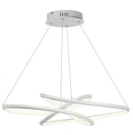 Matte White Led Pendant From The Twisted Collection. Fixed Price $1048.00.