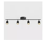 Vidalite Shura 4-LIGHT Led Track Kit, Black, 3FT, 3000K, 2240 Lumens, Swivel. Fixed Price $62.93.
