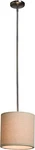 Artcraft Lighting SC520OM Mercer Street Drum Light, Linen. Fixed Price $70.95.