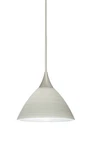 Besa Lighting 1XT-1743KR-LED-SN Open Box Domi Pendant Satin Nickel. Fixed Price $99.00.