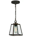 Vaxcel Grant Bronze Farmhouse Mini Pendant Ceiling Light Clear Glass. Fixed Price $44.99.