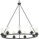 Progress Lighting P400016 Graphite Debut 9-LIGHT 36"W Ring Chandelier. Fixed Price $724.99.