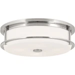 Kichler Brit 18" 4 Light Flush Mount, Nickel/etched Cased Opal - 52597PN. Fixed Price $374.99.