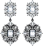 Women's Crystal Wedding Art Deco Vintage Style Gatsby Chandelier Dangle Earrings. Fixed Price $27.99.
