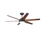 Luminance Kathy Ireland Rah Eco 60" Ceiling Fan W/ Walnut Blades CF915W60GRT. Fixed Price $99.99.