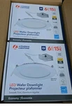 2- Lithonia Led Recessed 6" Ultra Thin Wafer Downlight WF6E 30K 90CRI Mw M6. Fixed Price $35.00.