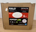 Halo Hlc 6" Integrated Led Recessed Light Trim - White, Pack Of. Fixed Price $25.00.