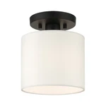 Livex Meridian Light Mini Semi Flush Mount, Black 41094-04. Fixed Price $79.96.