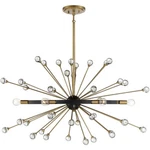 Savoy House Lighting 1-1858-6-62 Ariel Island Como Black With Gold. Fixed Price $1116.00.