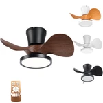 22" Quiet Ceiling Fan With Led Light Large Air Volume Remote Control Dining Room. Fixed Price $36.99.