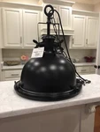 Signature Design By Ashley L000158 Metal Pendant Light, Black. Fixed Price $90.00.