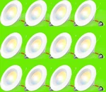 Amico 5/6 Inch 5CCT Led Recessed Lighting Pack, 12W=100W, 950LM Adjustable.... Fixed Price $29.99.