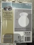 Hampton Bay 6 Flush Mount White Finish 385 303. Fixed Price $7.98.