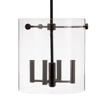 Millennium Lighting 55302 Vissi 4 12"W Taper Candle Pendant - Black. Fixed Price $411.90.