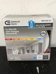 Commercial Electric 91460 Ultra Slim 4" Led Canless Recessed Light, White. Fixed Price $17.82.
