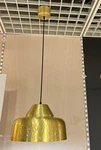 New Ikea Plattlans Pendant Lamp, Brass Color. Fixed Price $66.39.