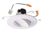 Halo In. / 3000K Matte White Recessed Led Gimbal RA5606930WHR - New. Fixed Price $19.99.