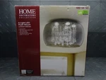 Home Decorators 5-LIGHT Chrome Glass With Clear Beads Led Flush Mount. Fixed Price $69.99.