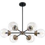 Nuvo Lighting 60/7126 Axis Chandelier Matte Black Brass. Fixed Price $434.99.