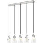 Z-lite 828P7-5L-BN Aimie Linear Chandelier Ceiling Light Brushed Nickel. Fixed Price $1474.00.