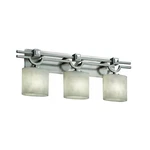 Justice Design Group Clouds 3-LIGHT Bath Bar Brushed Nickel Finish With. Fixed Price $366.11.