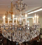 Schonbek Scala 10 Light Silver Patina Chrystal Chandelier 28 X. Fixed Price $3250.00.