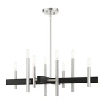 Used Livex Lighting 49348-91 Denmark Chandelier Mid Century Modern. Fixed Price $452.17.