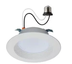 Satco 4IN Adjustable Cct Retrofit Dimmable Indoor Integrated Led Recessed Light. Fixed Price $13.42.
